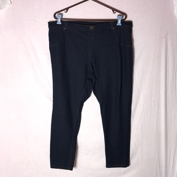 Blue Jeggings, NWOT, 3X - Picture 4 of 8